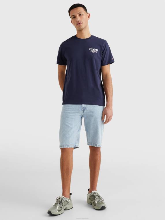 חולצת לוגו כניסה NX201522 צי הדמדומים Tommy Hilfiger