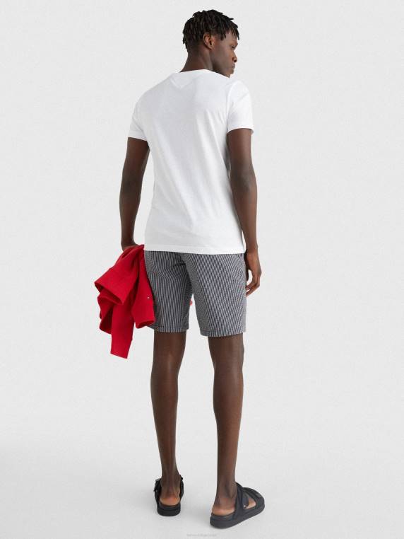 חולצת טי שירט חתימה NX201526 לבן Tommy Hilfiger