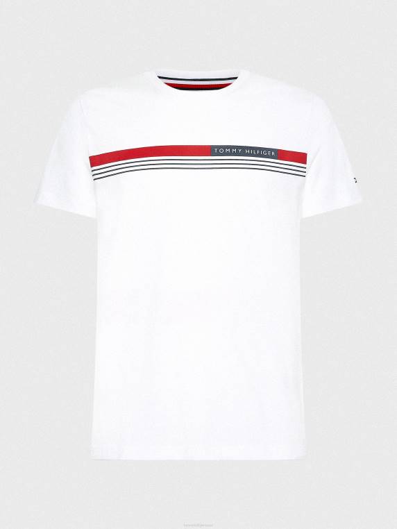 חולצת טי שירט חתימה NX201526 לבן Tommy Hilfiger