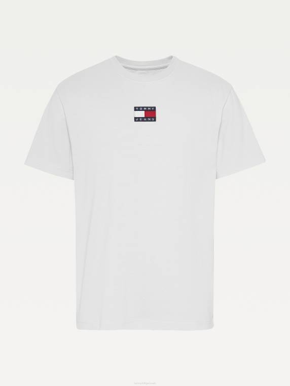 חולצת טריקו עם תג NX201532 לבן Tommy Hilfiger