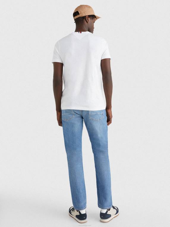 חולצת לוגו חתימה NX201550 לבן Tommy Hilfiger