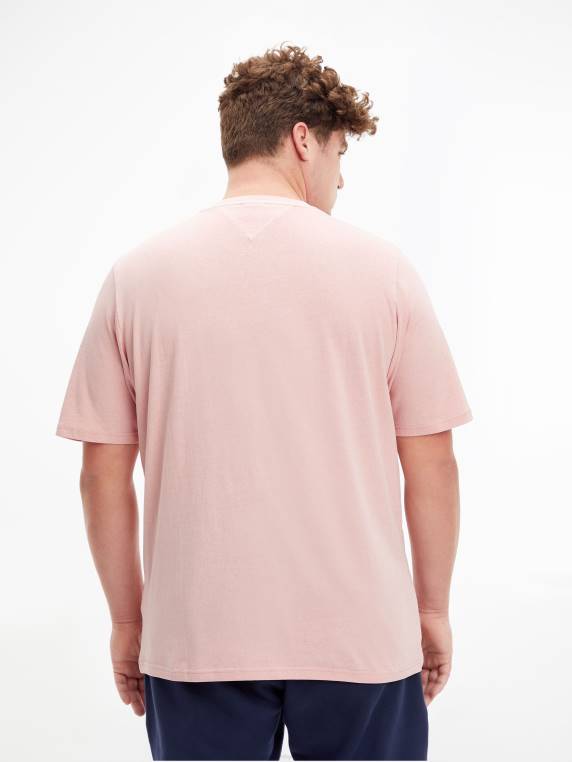 בתוספת חולצת טריקו קופסת מכותנה אורגנית NX201558 ורוד ברודוויי Tommy Hilfiger