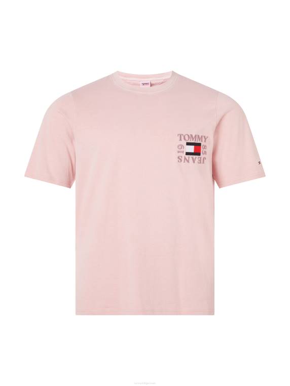 בתוספת חולצת טריקו קופסת מכותנה אורגנית NX201558 ורוד ברודוויי Tommy Hilfiger