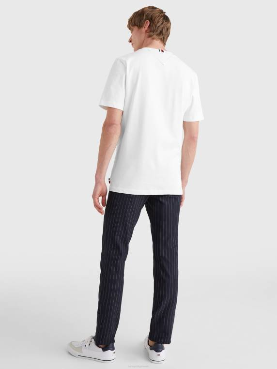 חולצת טי של אייקונים NX201571 לבן Tommy Hilfiger