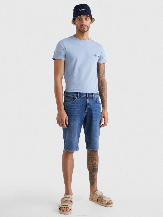 חולצת לוגו חתימה NX201579 כחול שחר Tommy Hilfiger