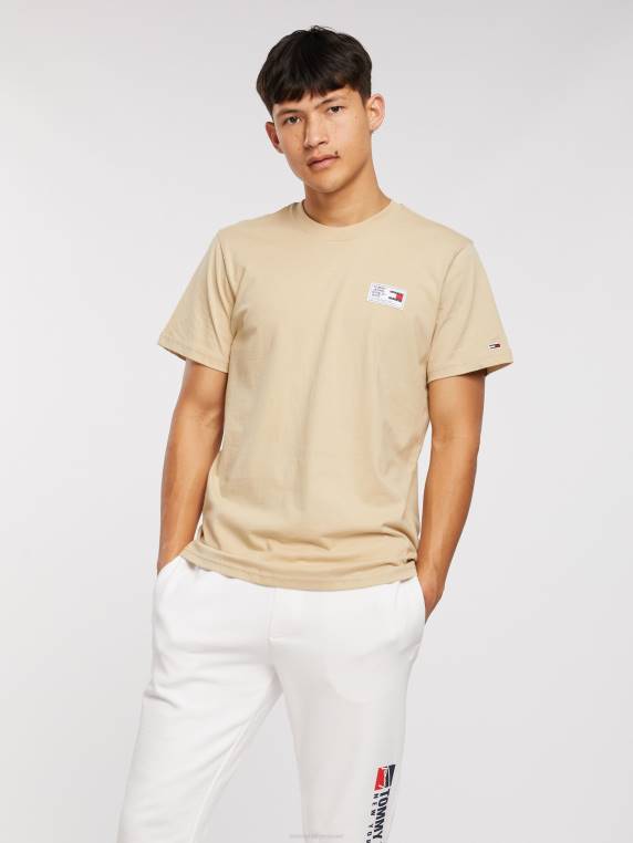 טי תווית ארוג NX201604 חול סוואנה Tommy Hilfiger