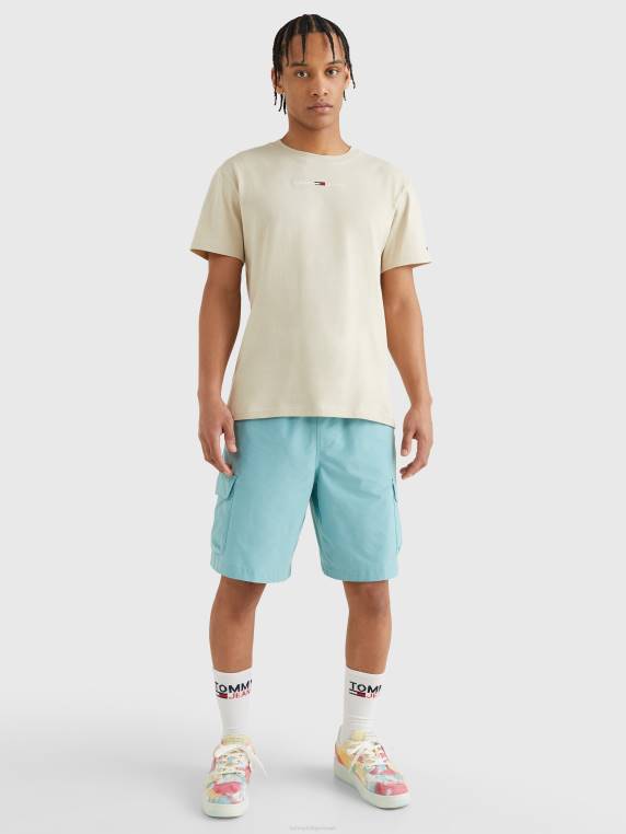 טי טקסט קטן NX201612 חול סוואנה Tommy Hilfiger