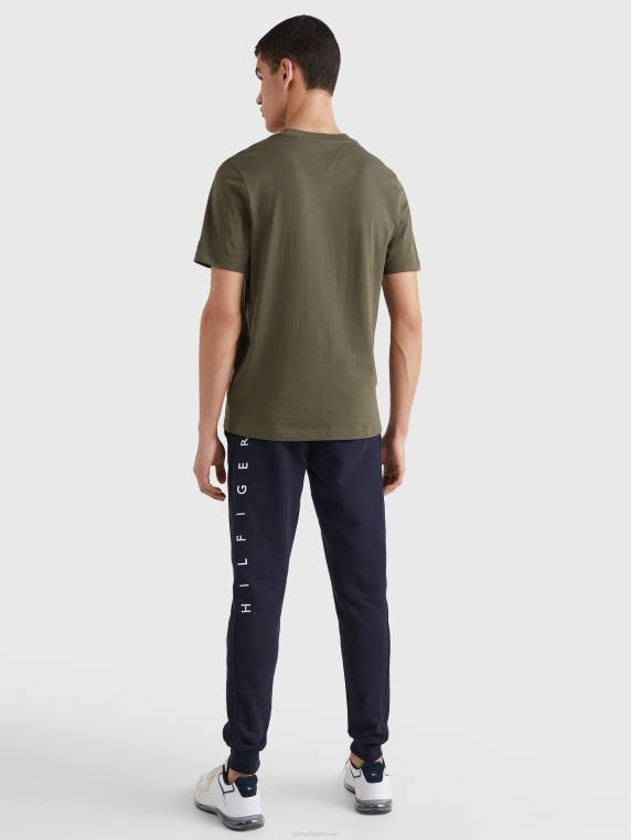 חולצת טריקו דגל מונו NX201675 צבא ירוק Tommy Hilfiger