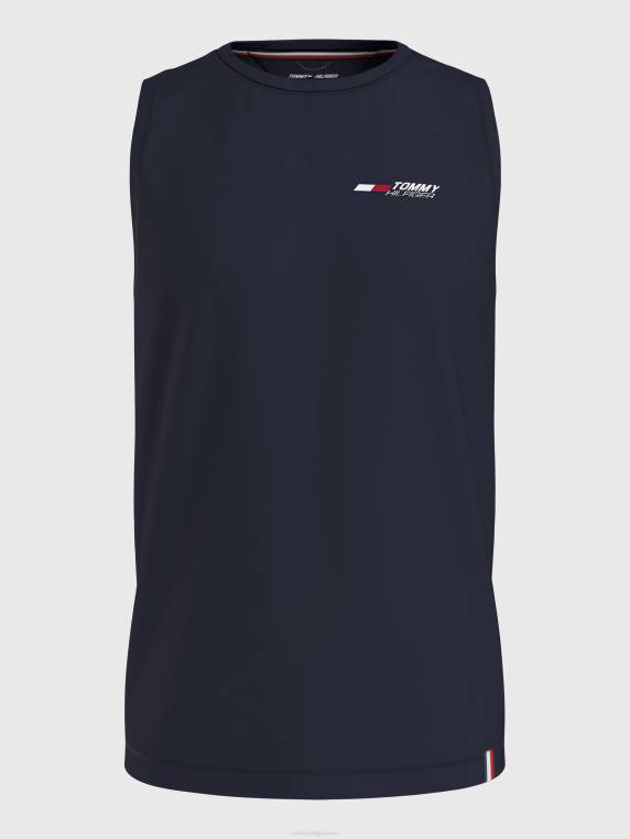 גופיית אימון ביצועים חיוניים לספורט NX201690 שמיים מדבריים Tommy Hilfiger