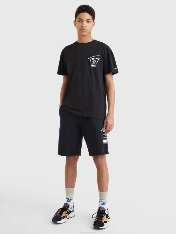 טי סיג מודרני NX201693 שָׁחוֹר Tommy Hilfiger