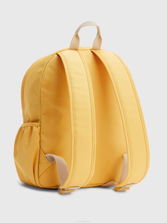 תיק גב עם לוגו שהוקם לילדים NX20174 צהוב טוסקני Tommy Hilfiger