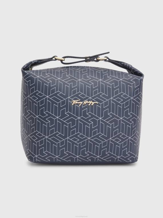 תיק כביסה מונוגרמה איקוני NX201778 מונוגרמה של שמי מדבר מבטא Tommy Hilfiger