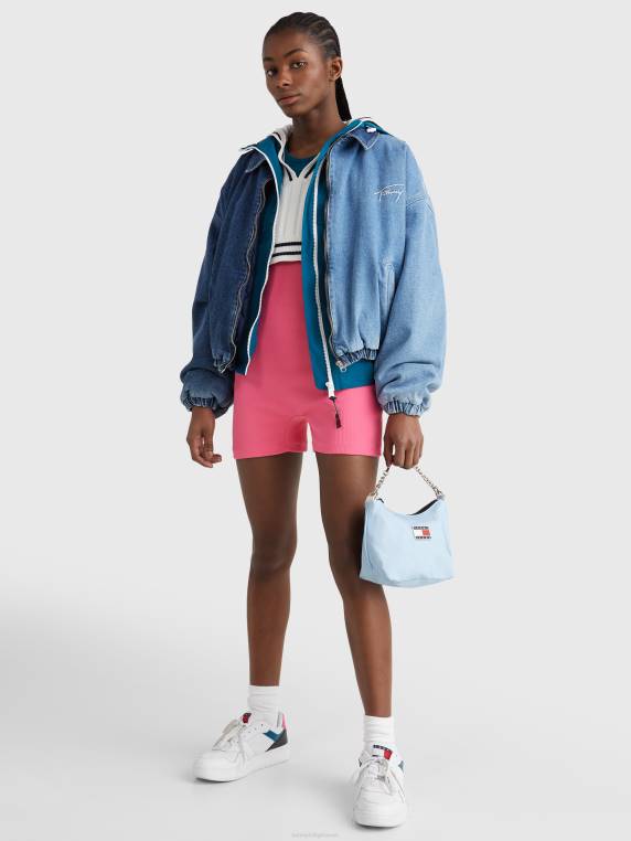 תיק כתף פלאק תג NX201779 שמיי שמברי Tommy Hilfiger