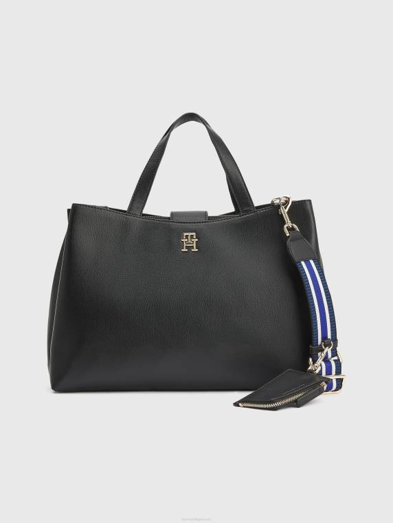 ילקוט חלוקים NX201782 שָׁחוֹר Tommy Hilfiger