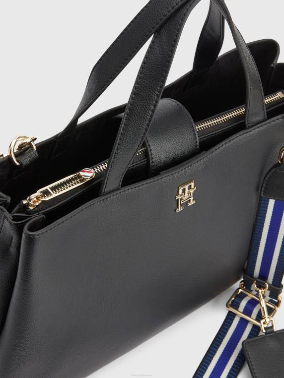 ילקוט חלוקים NX201782 שָׁחוֹר Tommy Hilfiger