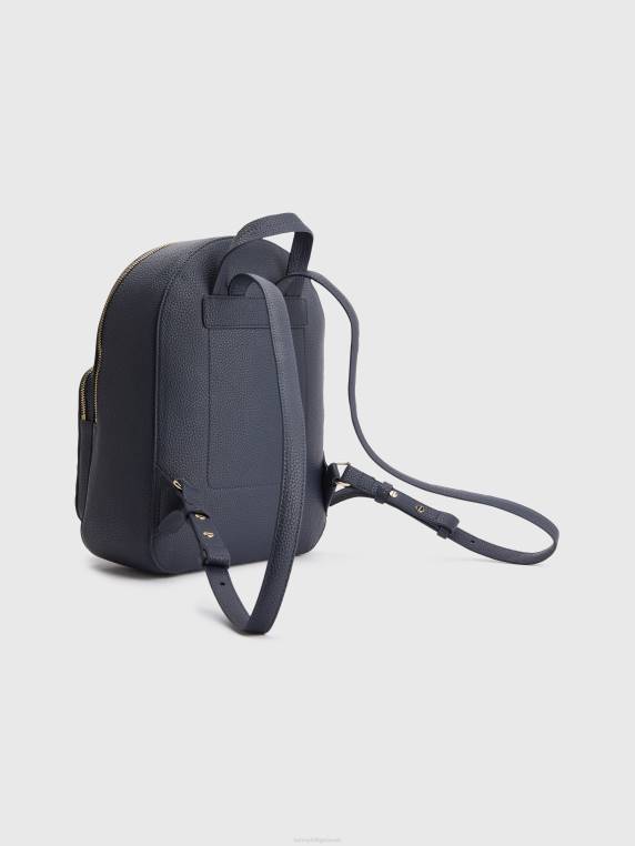 תיק גב מונוגרמה מדבקת חתימה NX201785 חלל כחול Tommy Hilfiger