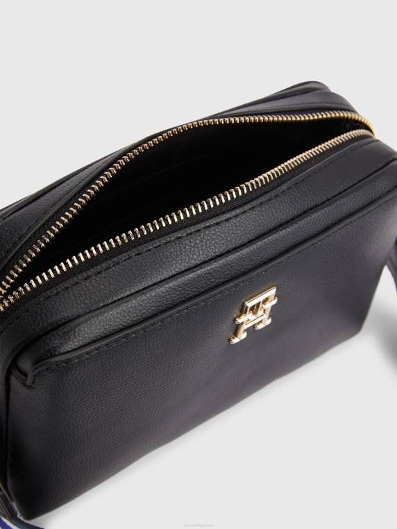 תיק מצלמה מוצלב מונוגרמה NX201787 שָׁחוֹר Tommy Hilfiger