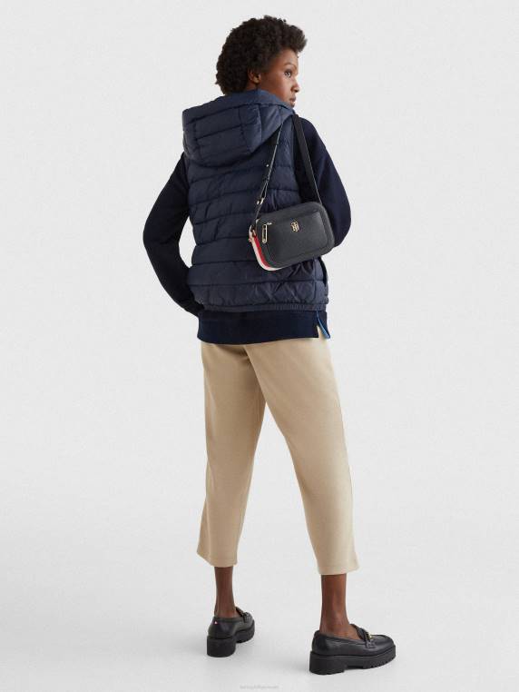 תיק מצלמה חתימת גרגיר חלוקי נחל NX201791 תאגיד חיל הים Tommy Hilfiger