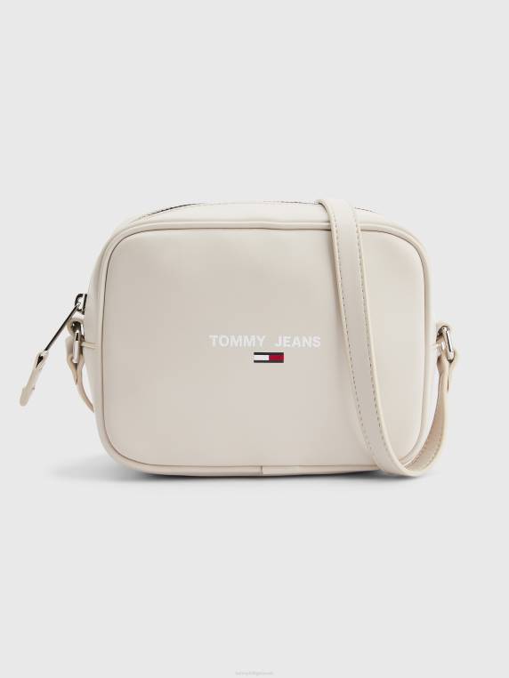 תיק קרוסאובר קטן חיוני NX201795 בז' אבן Tommy Hilfiger