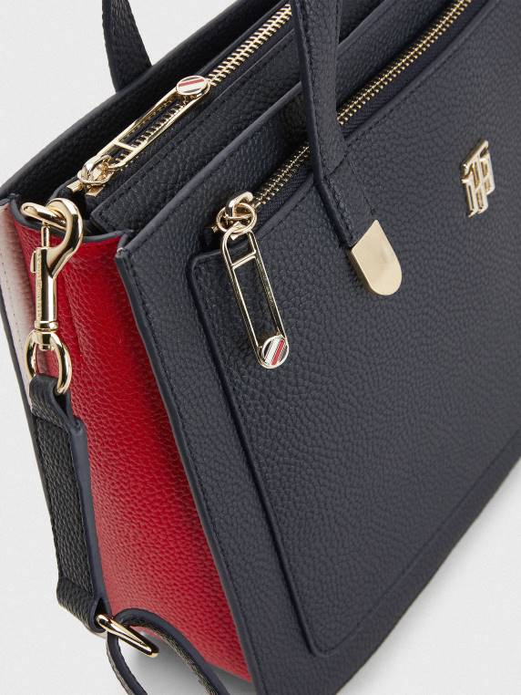 ילקוט חתימה עם גרגירי חלוקים NX201800 תאגיד חיל הים Tommy Hilfiger