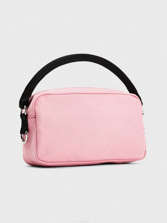 תיק מוצלב פלאק תג NX201804 ורוד טרי Tommy Hilfiger