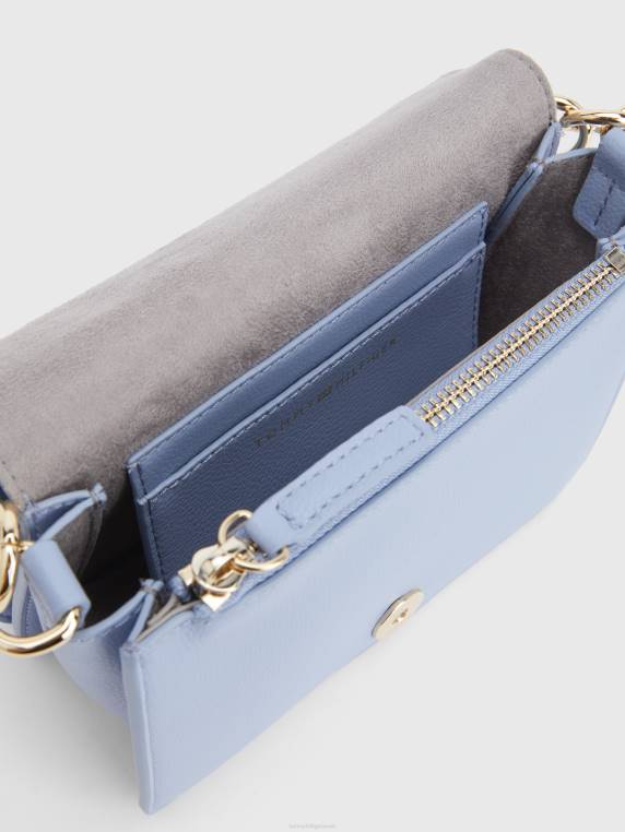 תיק קרוסאובר קטן לוגו NX201807 כחול ירח Tommy Hilfiger