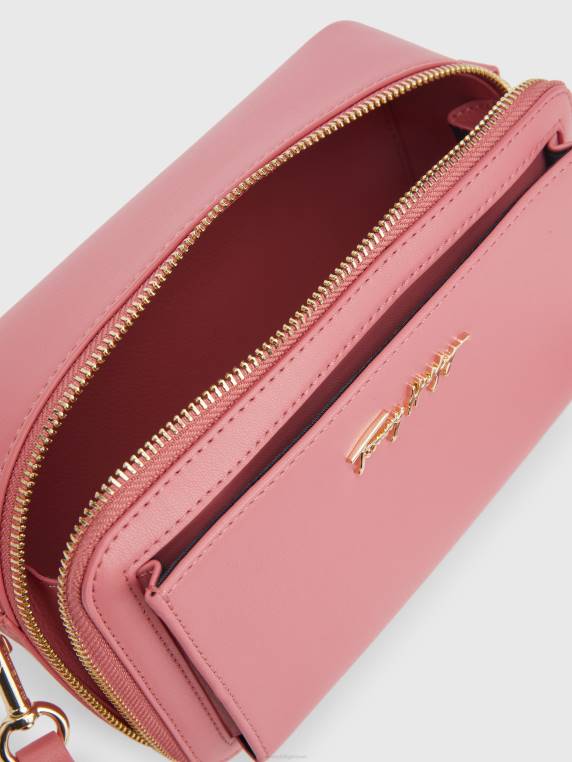 תיק מצלמת קרוסאובר אייקוני NX201808 ורוד אנגלי Tommy Hilfiger