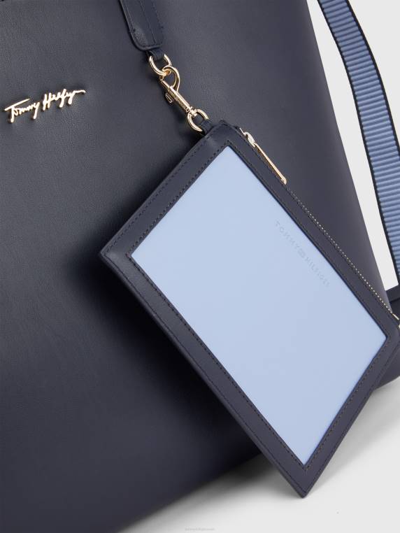 תיק חתימה איקוני NX201815 מבטא שמיים מדבריים Tommy Hilfiger