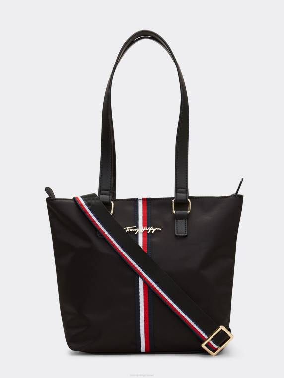 תיק קטן מניילון NX201816 שָׁחוֹר Tommy Hilfiger