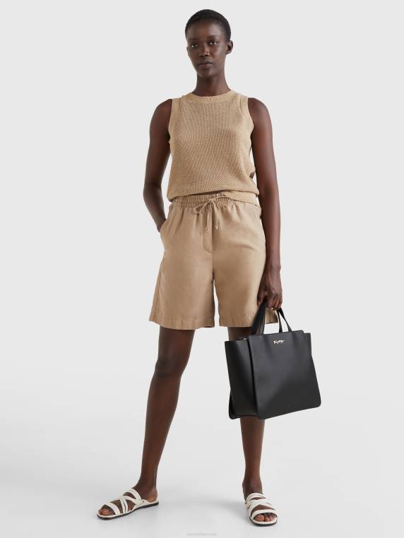 תיק לוגו מתכת NX201825 שָׁחוֹר Tommy Hilfiger