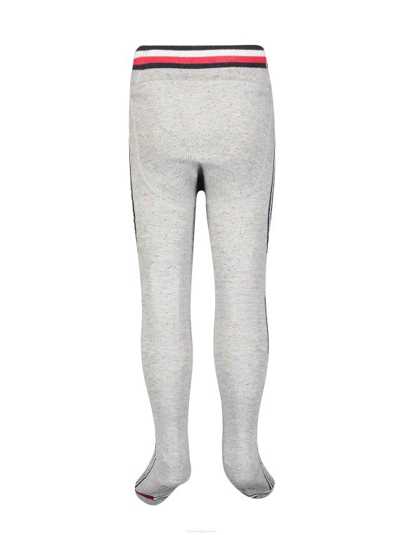 ילדים מקליטים גרביונים NX20184 מלאנג' אפור בהיר Tommy Hilfiger