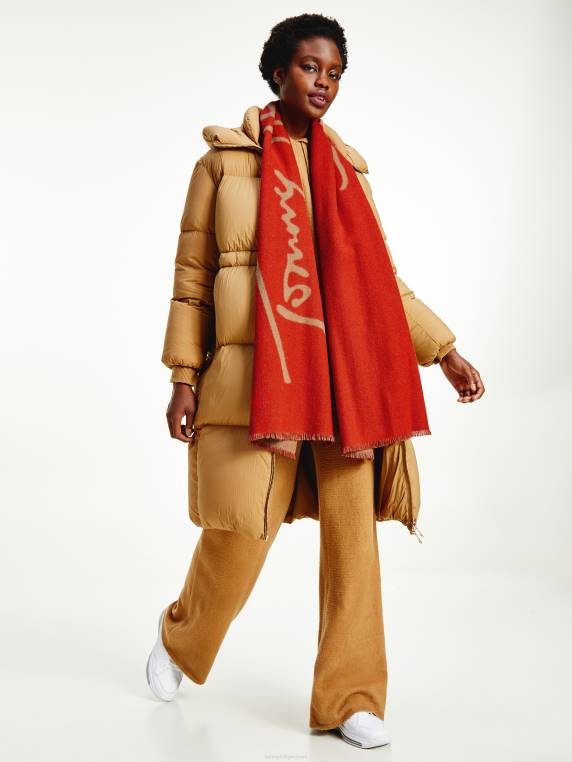 צעיף חתימה טרי NX201857 קיץ אינדיאני Tommy Hilfiger