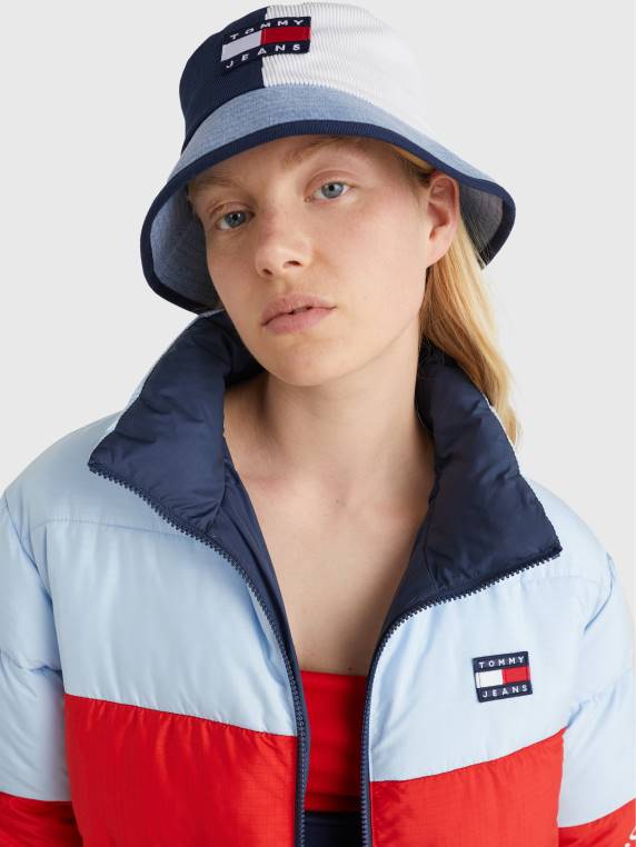כובע דלי חסום בצבע NX201863 תאגיד Tommy Hilfiger