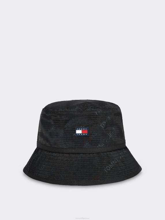 כובע דלי סתמי NX201871 הדפס קמו של טומי Tommy Hilfiger