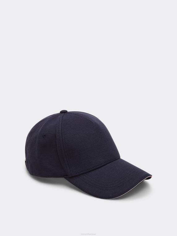 כובע סרט חתימה מוגבה NX201875 שמיים מדבריים Tommy Hilfiger