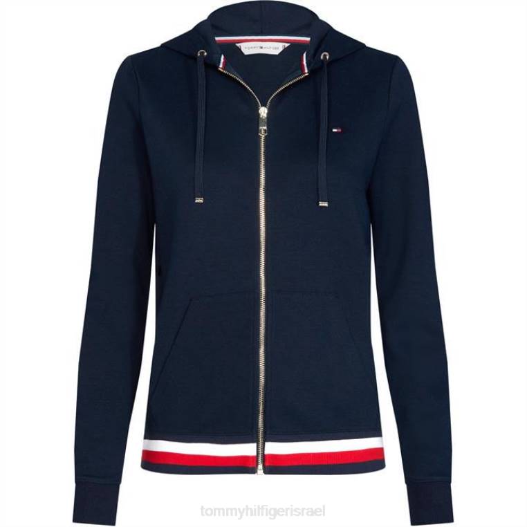 קפוצ'ון עם רוכסן של מורשת NX2019531 חצות Tommy Hilfiger