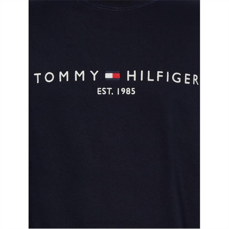 סווטשירט של צוות לוגו NX2019543 שמי מדבר dw5 Tommy Hilfiger
