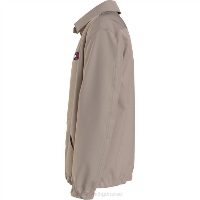 ז'קט כותנה מזדמן NX2019547 אבן בז' רך Tommy Hilfiger