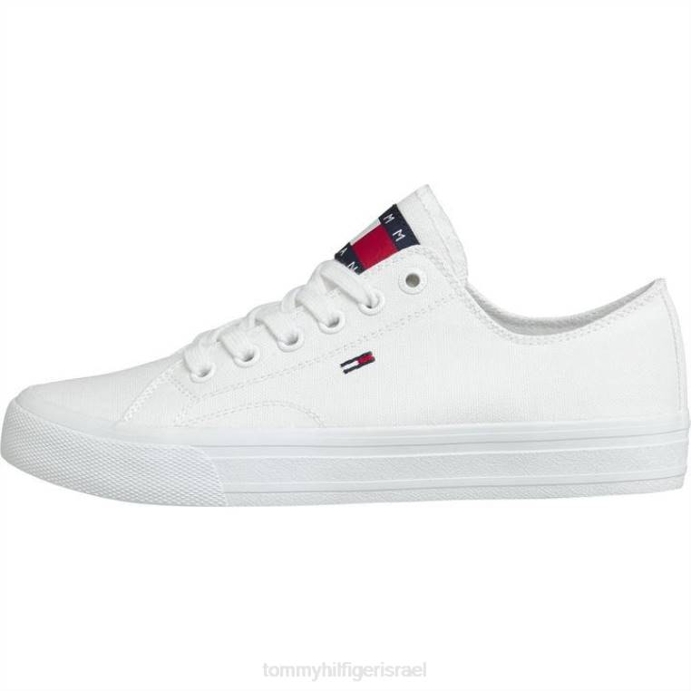 נעלי קנבס נמוכות NX2019574 לבן Tommy Hilfiger
