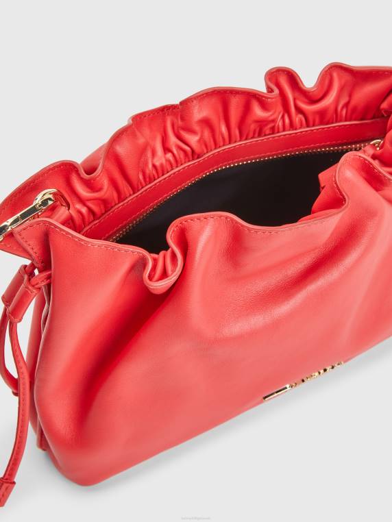 תיק קלאץ' יוקרתי מעור NX201957 שדות תותים Tommy Hilfiger