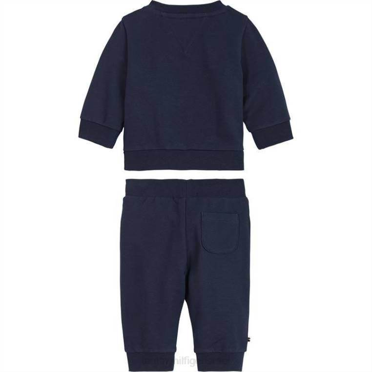 סט ריצוף צווארון חיוני NX2019581 חיל הים c87 Tommy Hilfiger