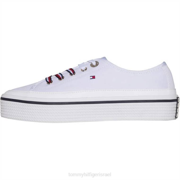 מאמני קורפ שטוחים NX2019590 לבן 100 Tommy Hilfiger