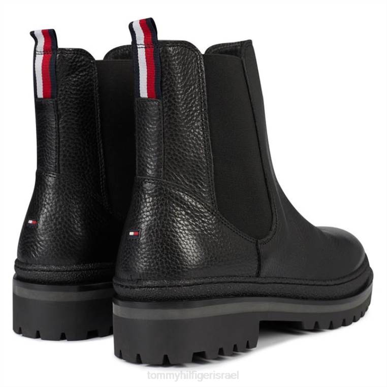 מגפי צ'לסי קלאסיים מחודדים NX2019610 מיטות שחורות Tommy Hilfiger