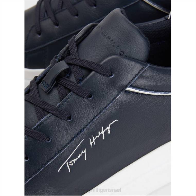 נעלי ספורט זמש החתימה NX2019613 חיל הים Tommy Hilfiger