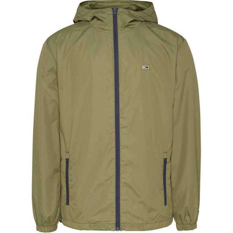 מעיל רוח הניתן לאריזה NX2019619 uni olive l8q Tommy Hilfiger