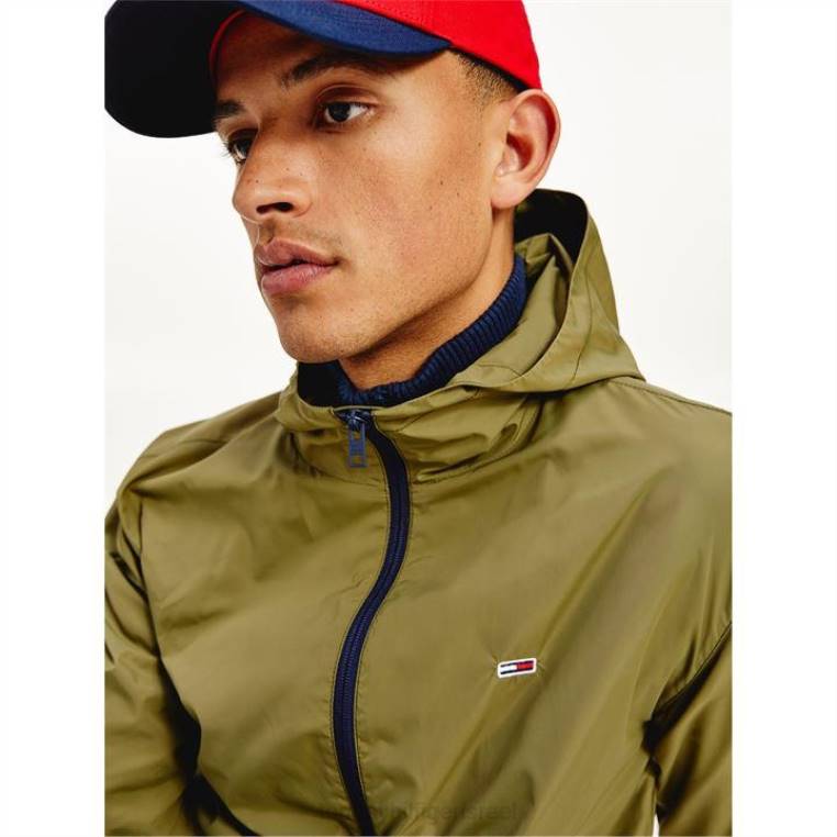מעיל רוח הניתן לאריזה NX2019619 uni olive l8q Tommy Hilfiger