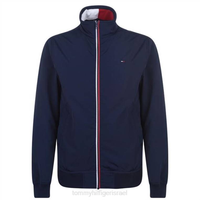 מעיל בומבר קל משקל חיוני NX2019632 איריס שחור Tommy Hilfiger