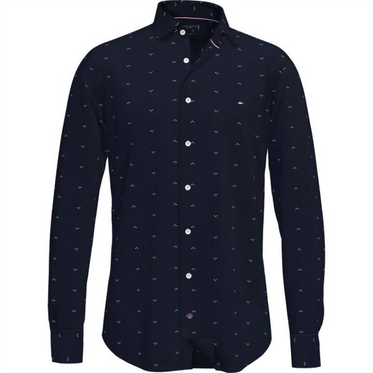 חולצה בהדפסה מרווחת NX2019645 חיל הים Tommy Hilfiger