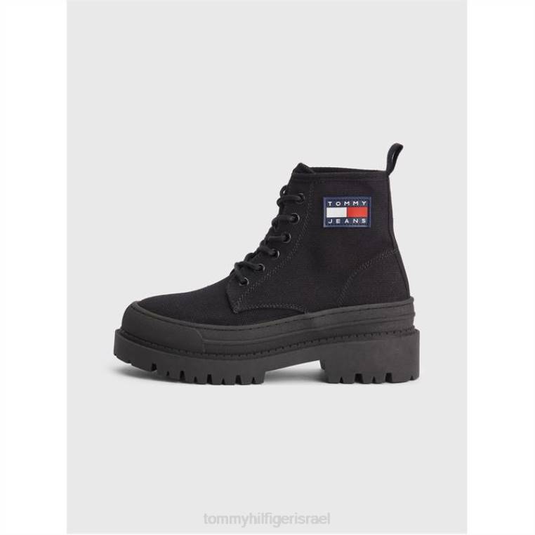 מגף פוקסינג ג'ינס טומי NX2019654 שָׁחוֹר Tommy Hilfiger