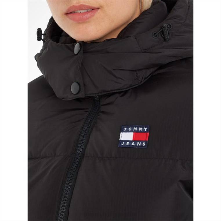 ג'ינס טומי ג'ינס אלסקה מעיל נשף לנשים NX2019662 שָׁחוֹר Tommy Hilfiger